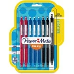 Inkjoy Ballpoint Pens, Blue, Black, Red, 8-Pkl