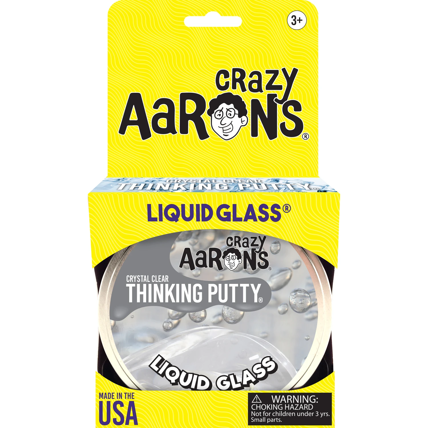 Liquid Glass Thinking Putty Silicone Clear - 3.2 Ounce