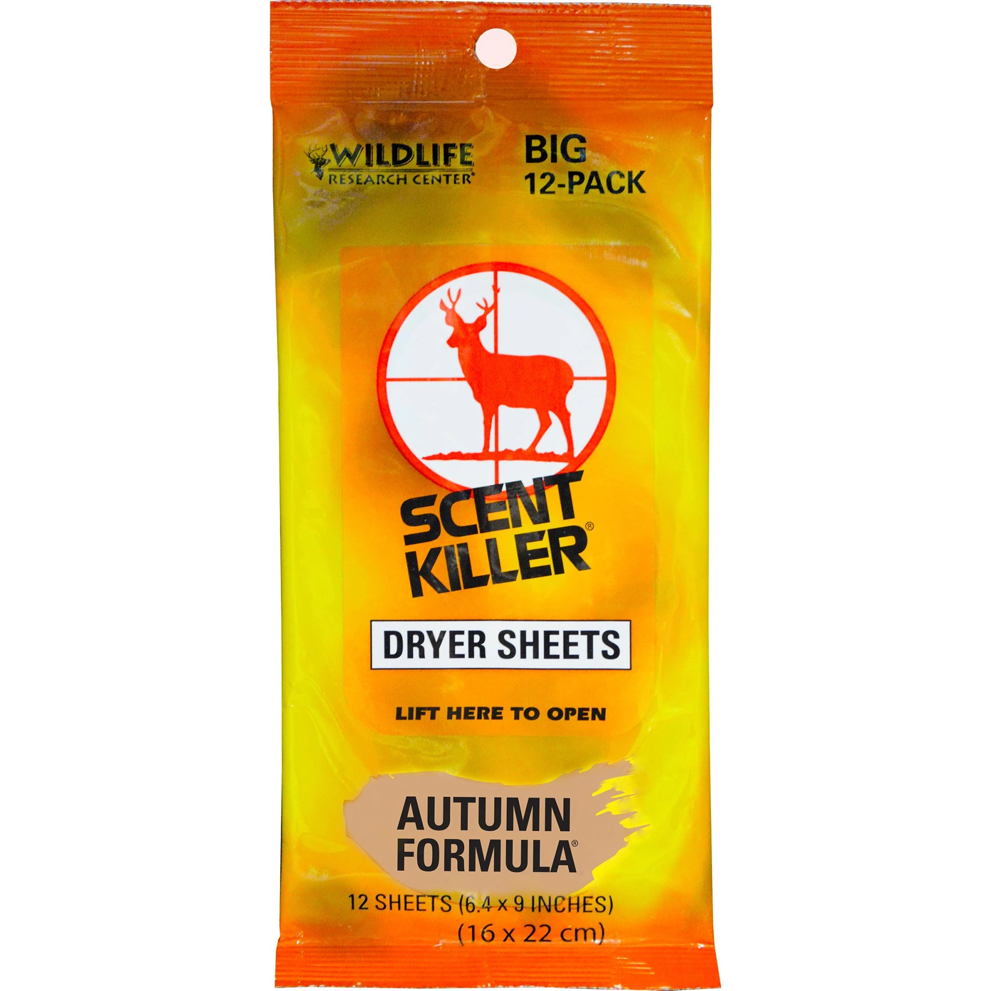 r 3145 Scent Killr Aut Frmla Dryrsheet