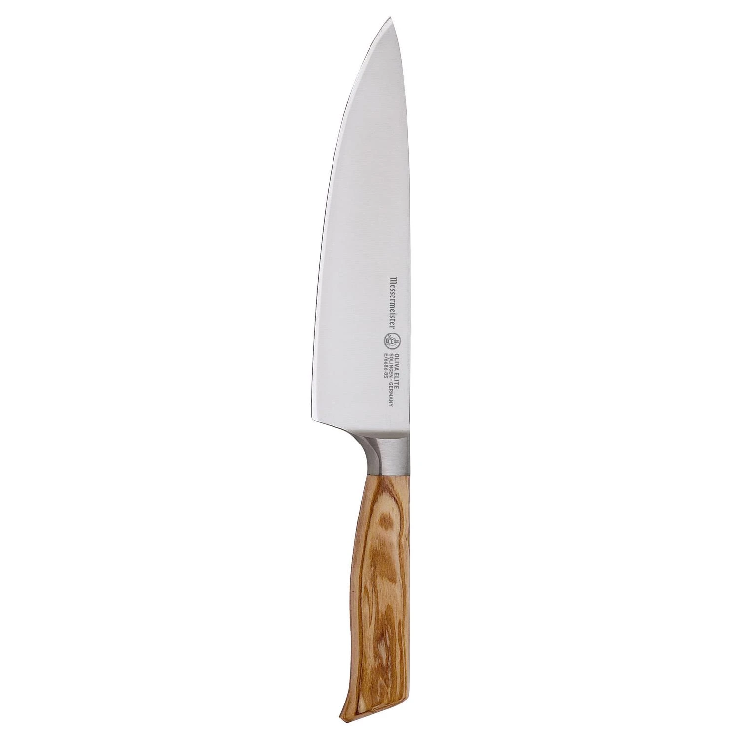 Oliva Elite 8 In. Stainless Steel Chef's Knife With Wood Handle