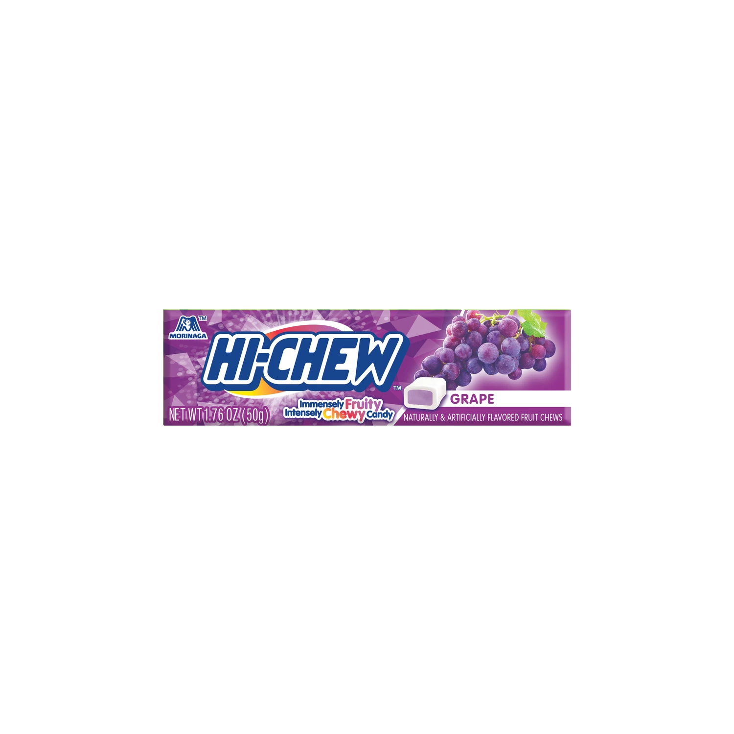 Hi-chew Grape Candy 1.76 Oz - Chewy Fruit Flavor