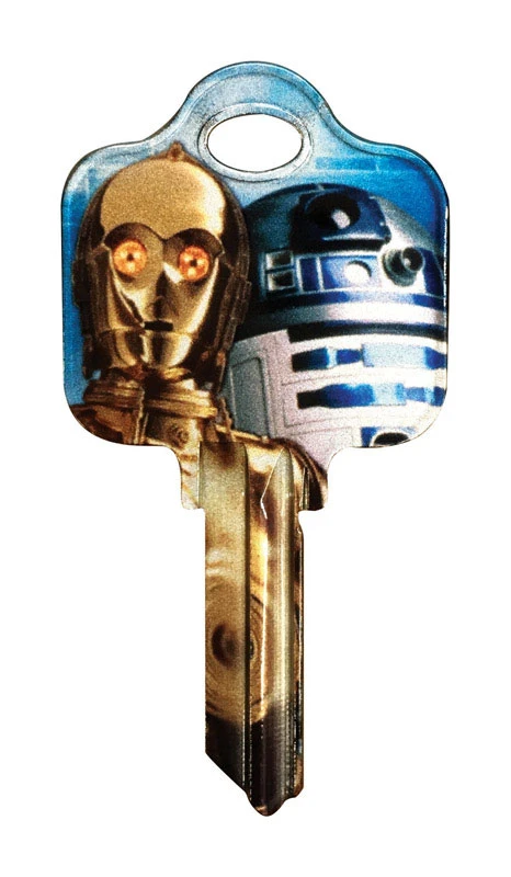 Hillman Star Wars Droids House/Padlock Universal Key Blank Single sided