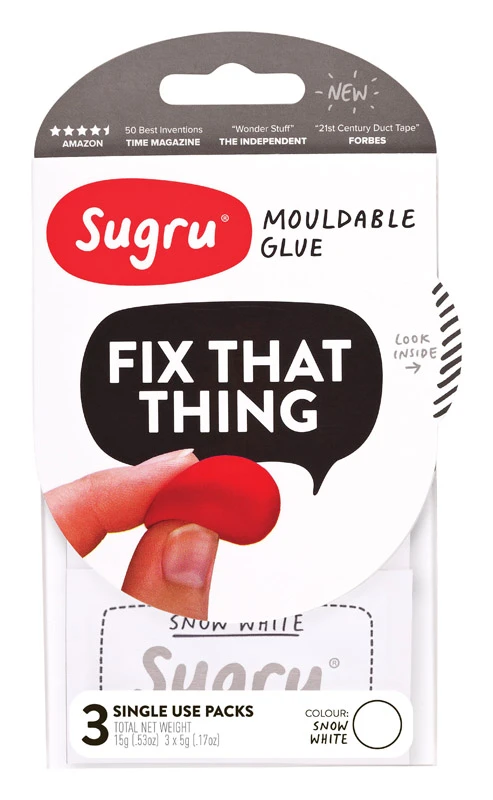 Sugru Fix that Thing High Strength Rubber Mouldable Glue .17 oz.