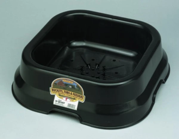 Miller Manufacturing 10 qt. Mineral Block Pan Black