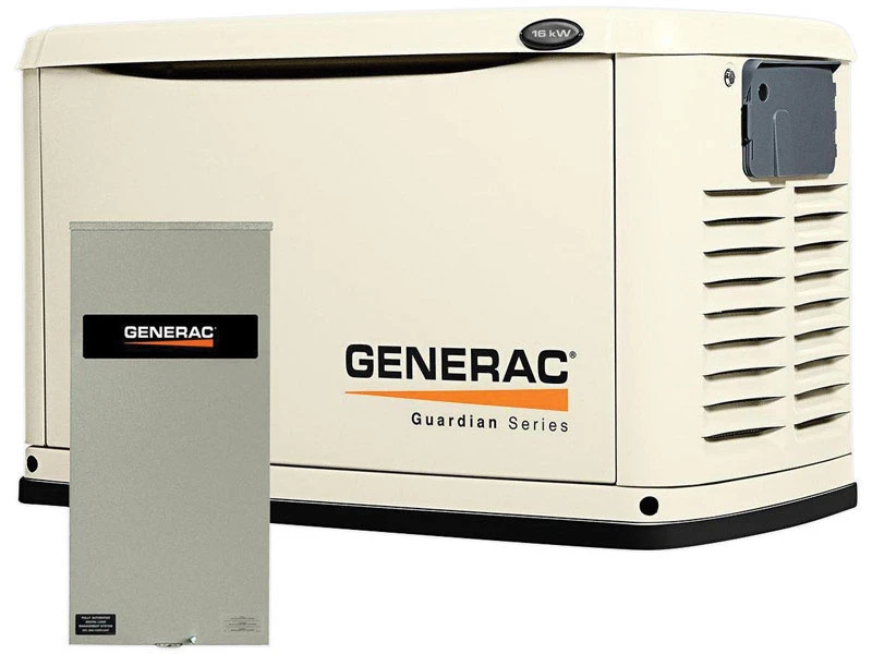 6462 Guardian Series 16 Kw Air-cooled Standby Generator With 200-amp Transfer Switch