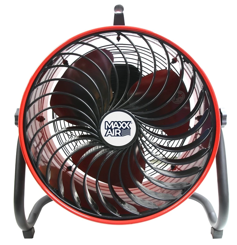 16 In. 3-speed 3000 Cfm High Velocity Turbo Fan Hvff16t Red