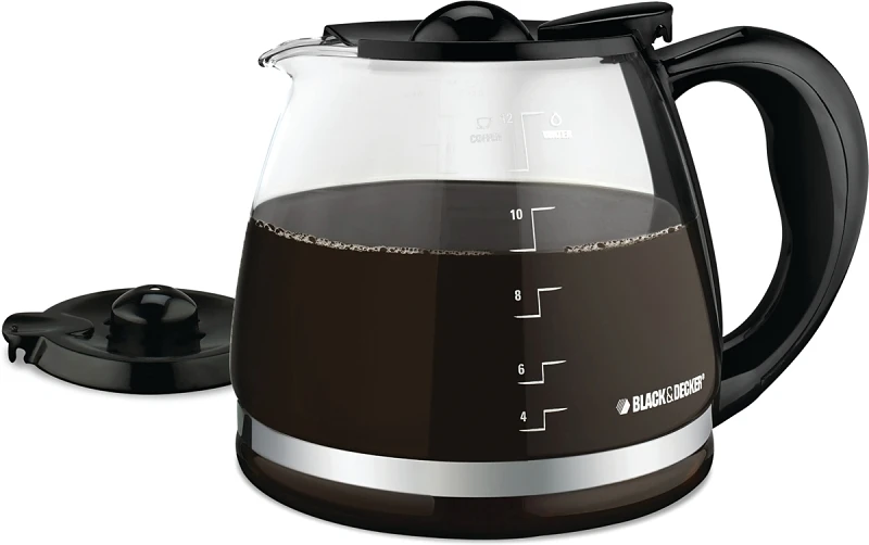 Black+decker Gc3000b 12-cup Glass Replacement Carafe With Water Level Markings