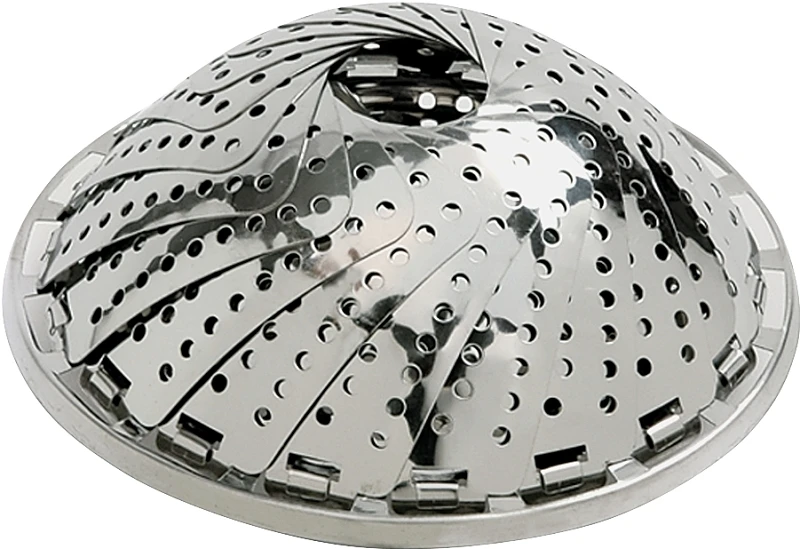 175 Stainless Steel Vegetable Steamer With Center Post, 9 Inch