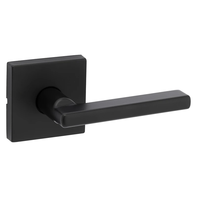 Kwikset Halifax Matte Black Passage Lever Right or Left Handed Kwikset Halifax Matte Black Passage Lever Right or Left Handed