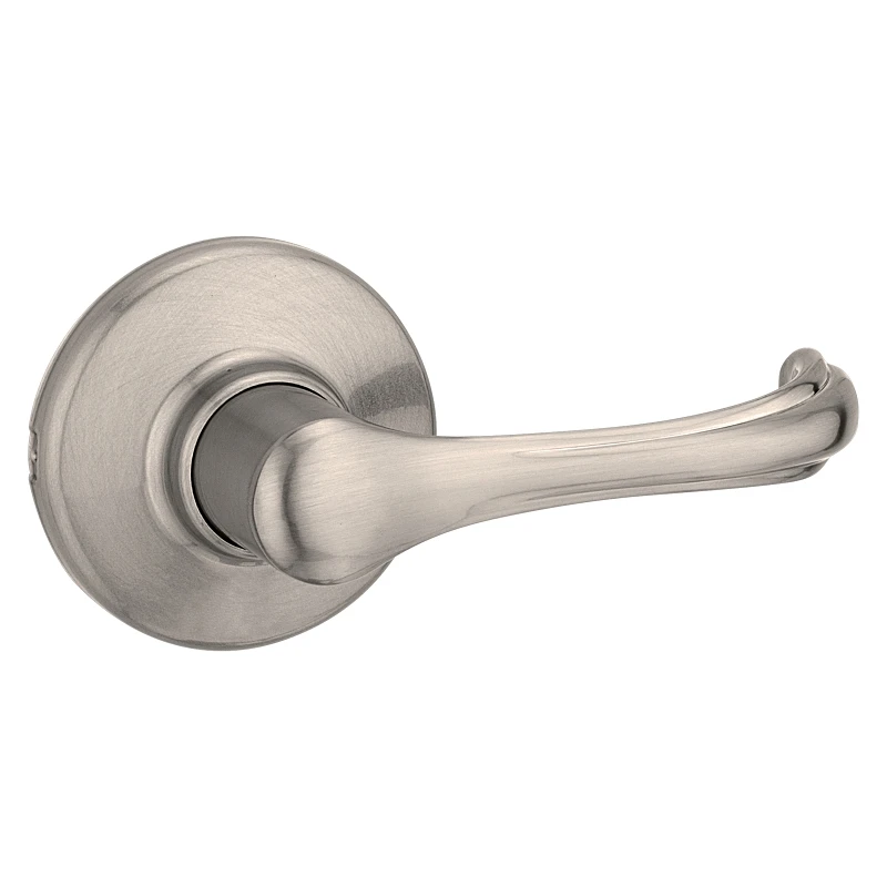 Maximum Security Dorian Satin Nickel Reversible Passage Door Lever
