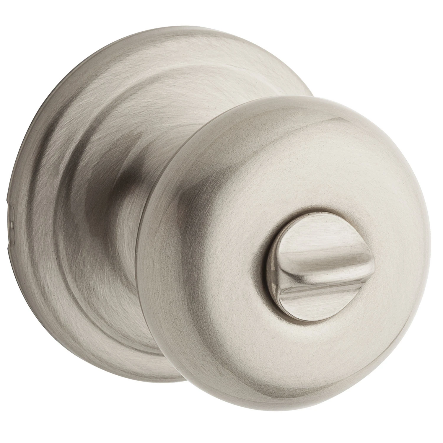 Signature Series Satin Nickel Juno Privacy Lockset 1-3/4 In. Adjustable Latch