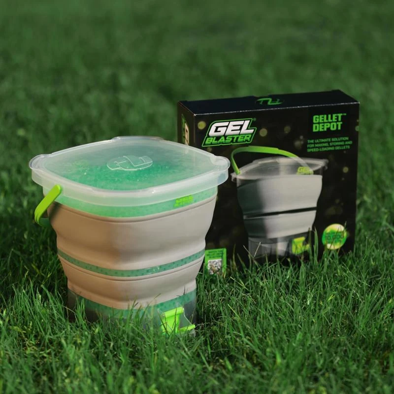 Ac0016 Gellet Depot - 1 Gallon Collapsible Tub For 10,000 Gellets