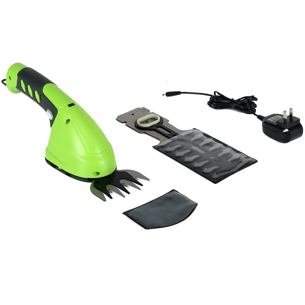 7.2v Lithium-ion Cordless Grass Shear With 2 Blades And Charger