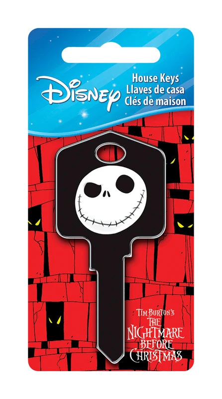 HILLMAN Disney Skeleton House Key Blank 66/97 KW1/KW10 Single For Kwikset and Titan Locks