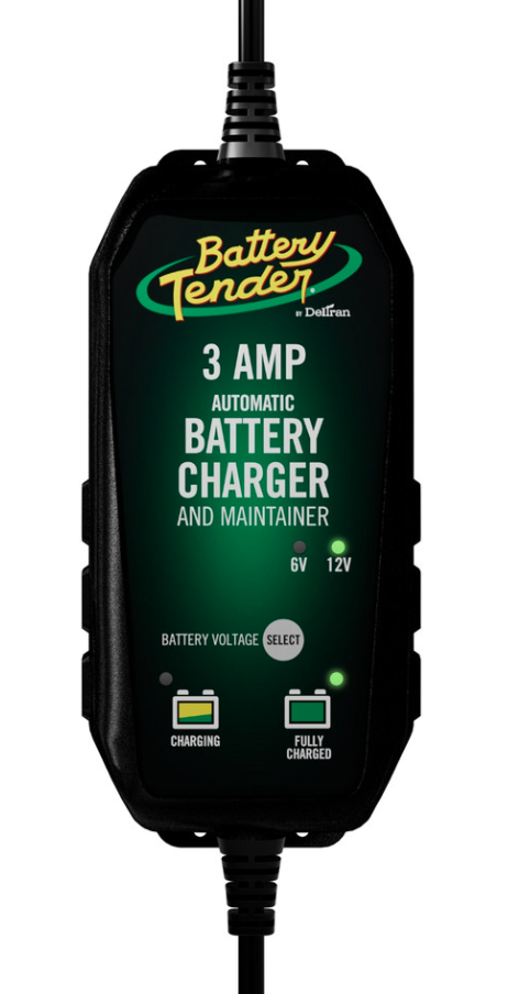 3-amp Selectable Battery Charger And Maintainer For 6v/12v Batteries