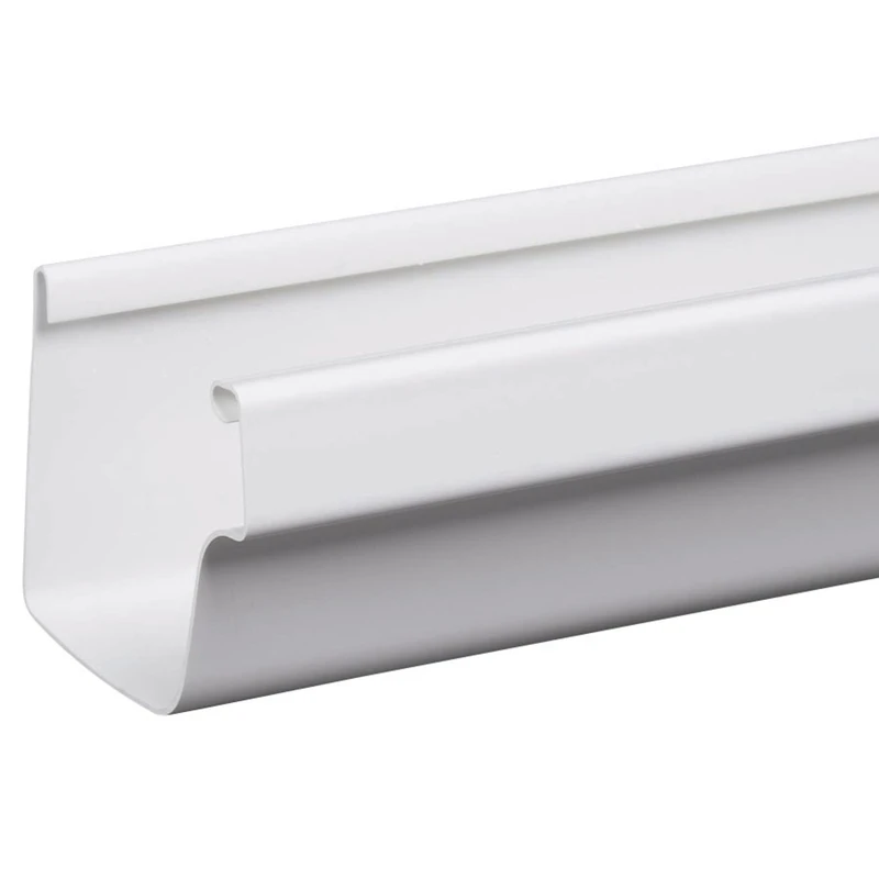 5 In. X 10 Ft. White Vinyl K-style Gutter - Model M0573