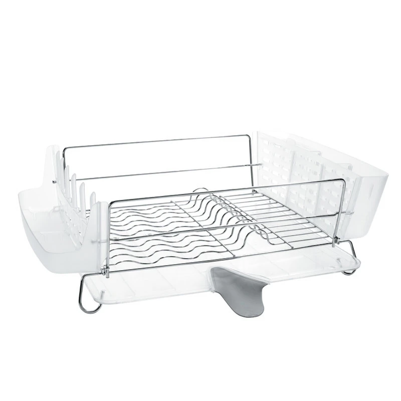 Aluminum Dish Rack 17.9 In. L X 15 In. W X 6.6 In. H Gray