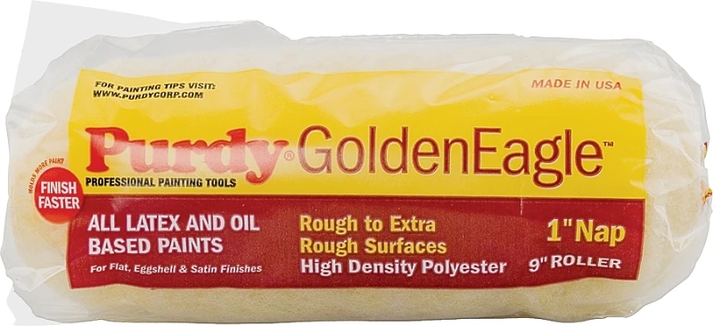 Purdy GoldenEagle Polyester 9 in. W X 1/2 in. Regular Paint Roller Cover 1 pk