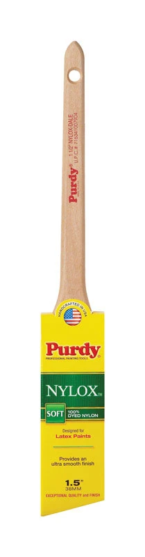 Nylox Dale 1-1/2 In. Angular Trim Soft Paint Brush - Professional Quality