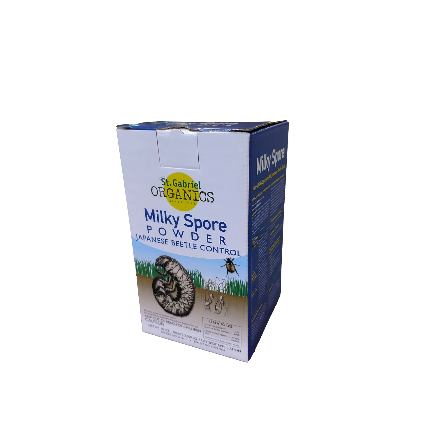 St. Gabriel Organics 10 Oz. Milky Spore Grub Beetle Killer Powder - Organic Insect Control