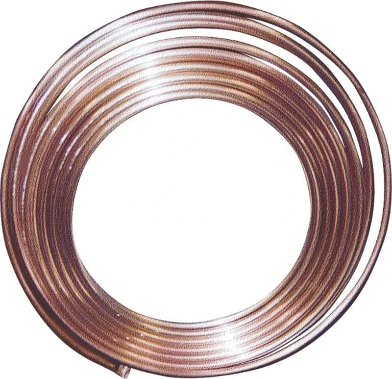 3/8 In. Od X 50 Ft. Orange Plastic Coated Acr Copper Tubing