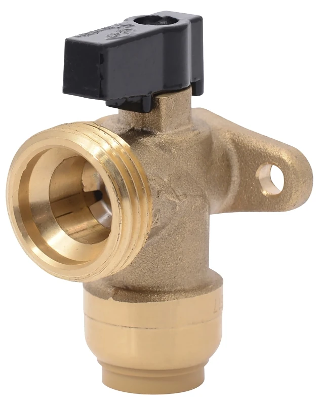 1/2 In. X 3/4 In. Mht Push-to-connect Angle Washing Machine Valve