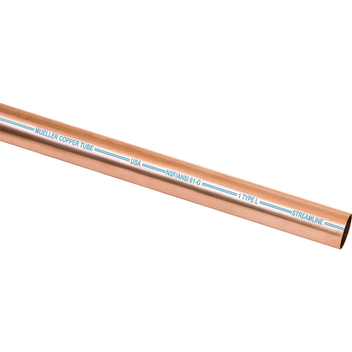1/2 In. Id X 10 Ft. Type L Copper Pipe - Heavy Wall