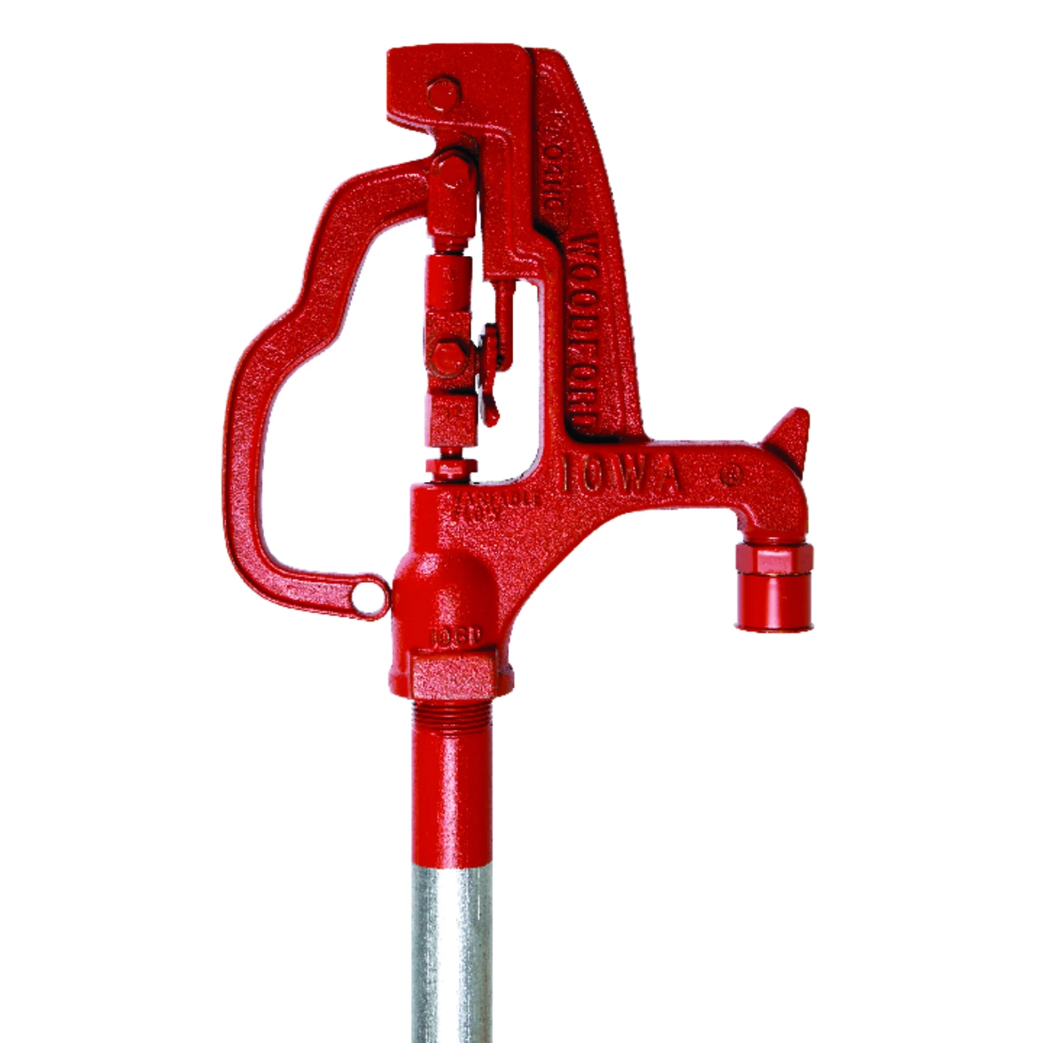 Y34 1 In. Npt X 3/4 In. Mpt X 2 Ft. Galvanized Pipe Freezeless Yard Hydrant