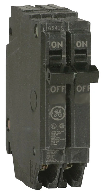 Thqp 20 Amp Double-pole Standard Trip Circuit Breaker, Model Thqp220