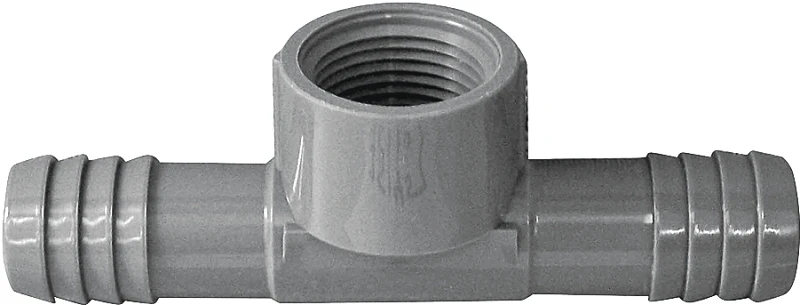 Poly Pipe Insert Tee, 1 In. FPT