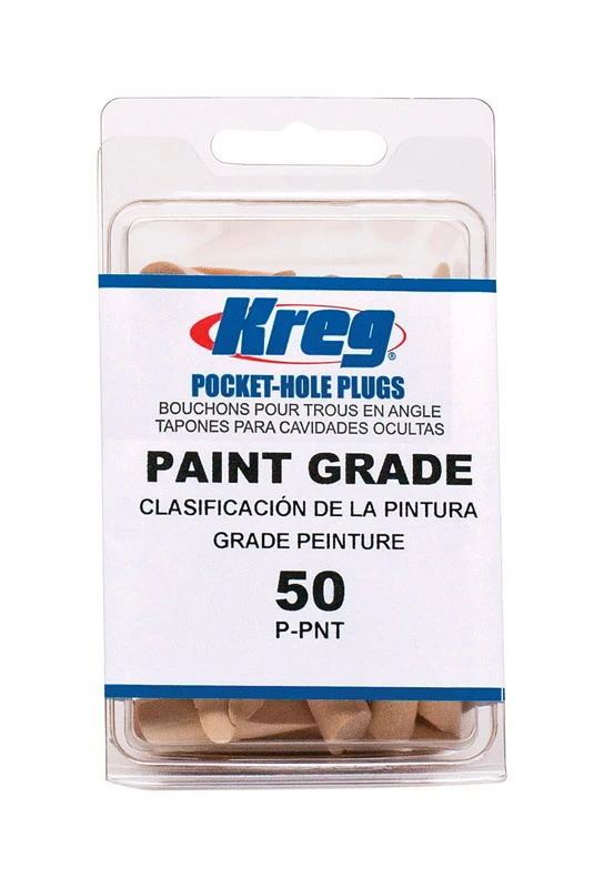 Pocket-Hole Plugs, Solid Wood, 3/8-In., 50-Pk.