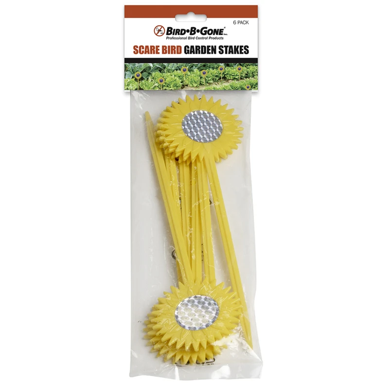 Scare Bird Repellent Garden Stakes, 6-Pk.