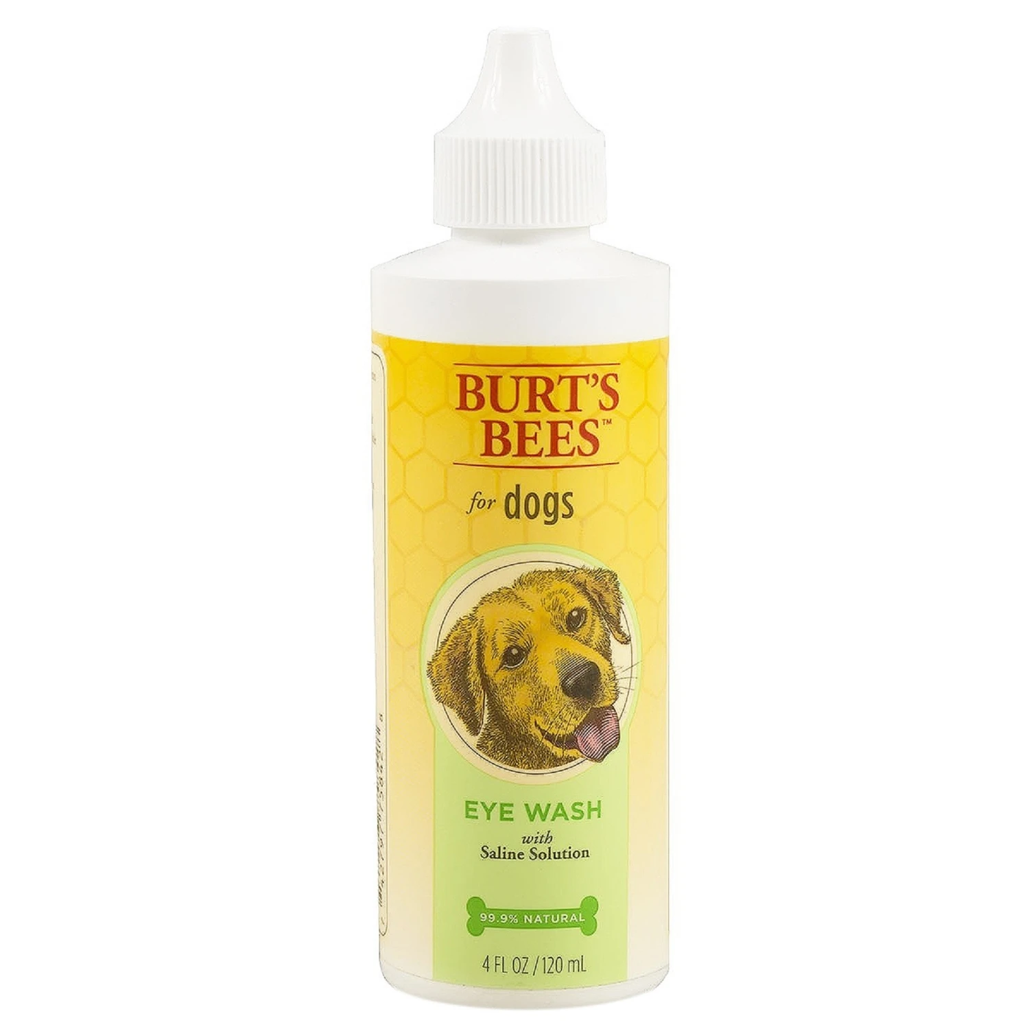 Natural Eye Wash Solution For Dogs, 4 Ounce - Unscented Saline Formula