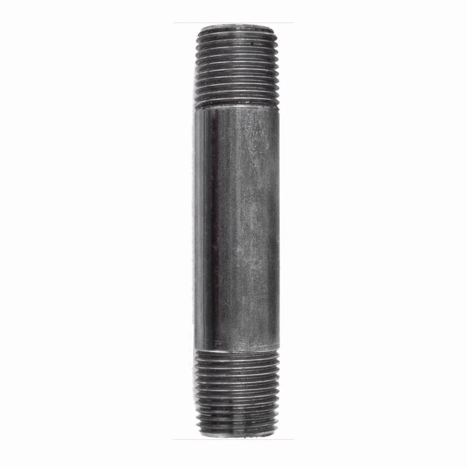 Three Eighths Inch by Four Inch Black Steel Pipe Nipple