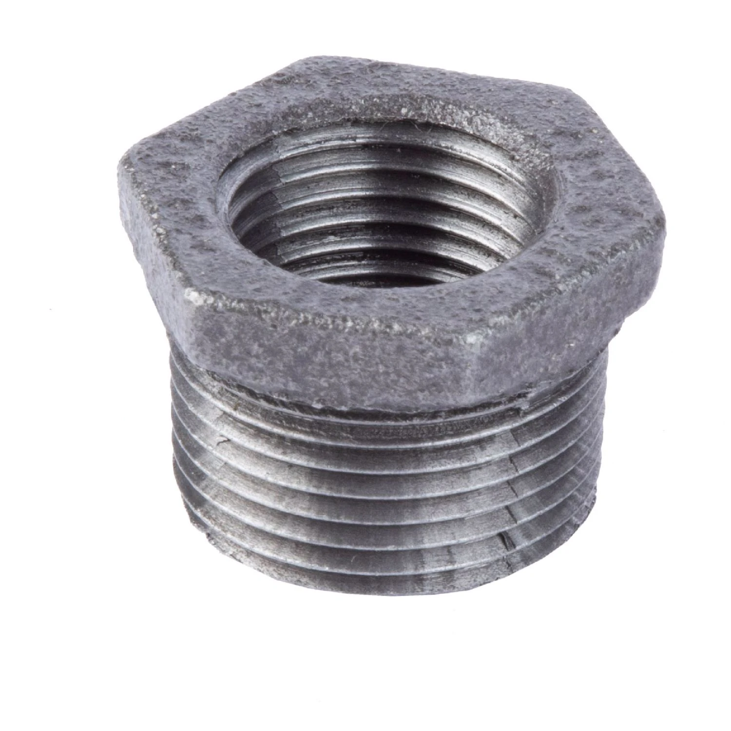 1-1/2 In. Mip X 3/4 In. Fip Black Malleable Iron Hex Bushing