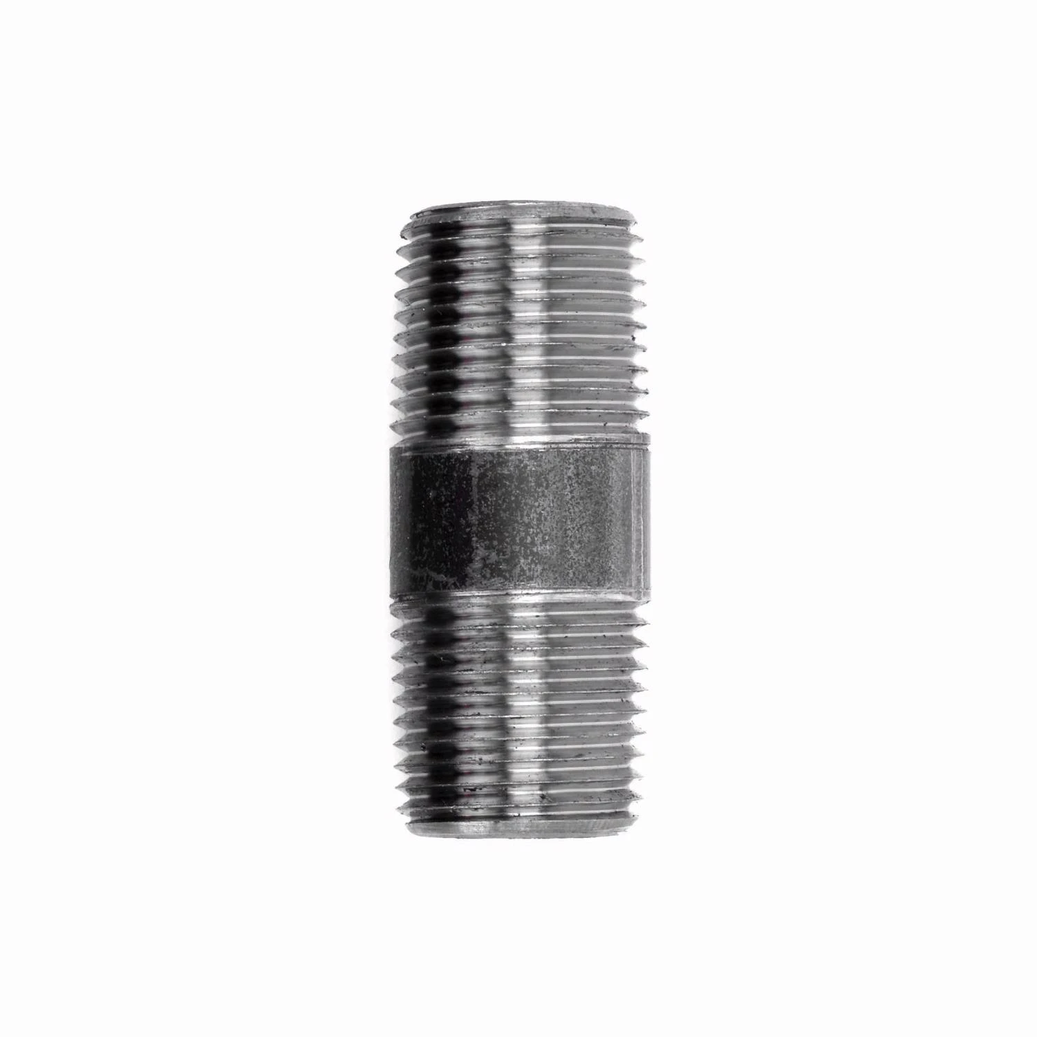 3/8 In. Mip X 3/8 In. D Mip Black Steel 2 In. L Nipple