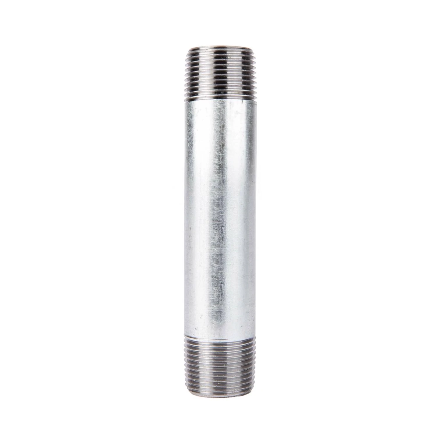 Three Quarter Inch by Five Inch Galvanized Steel Pipe Nipple