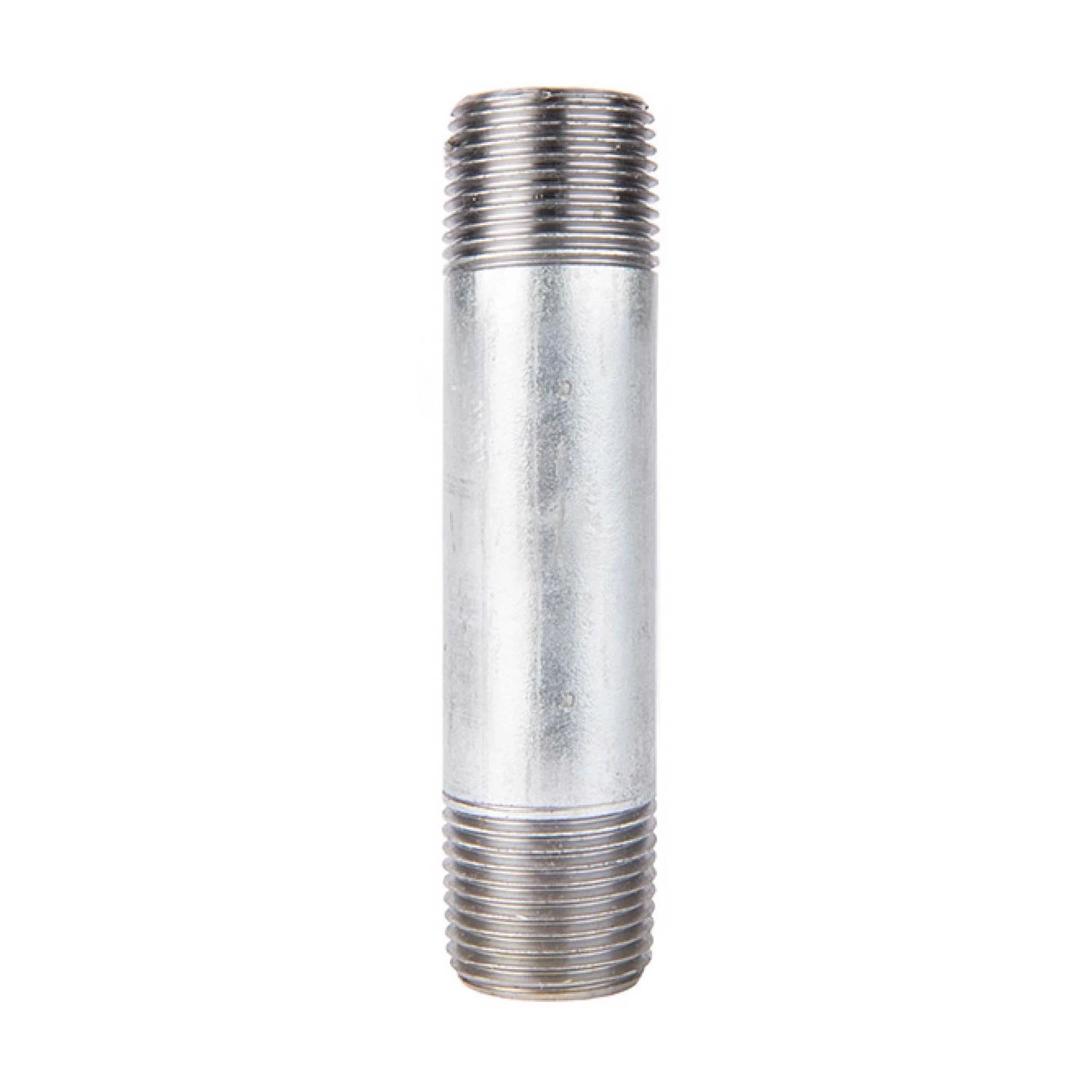 One Half Inch by Three and One Half Inch Galvanized Steel Pipe Nipple