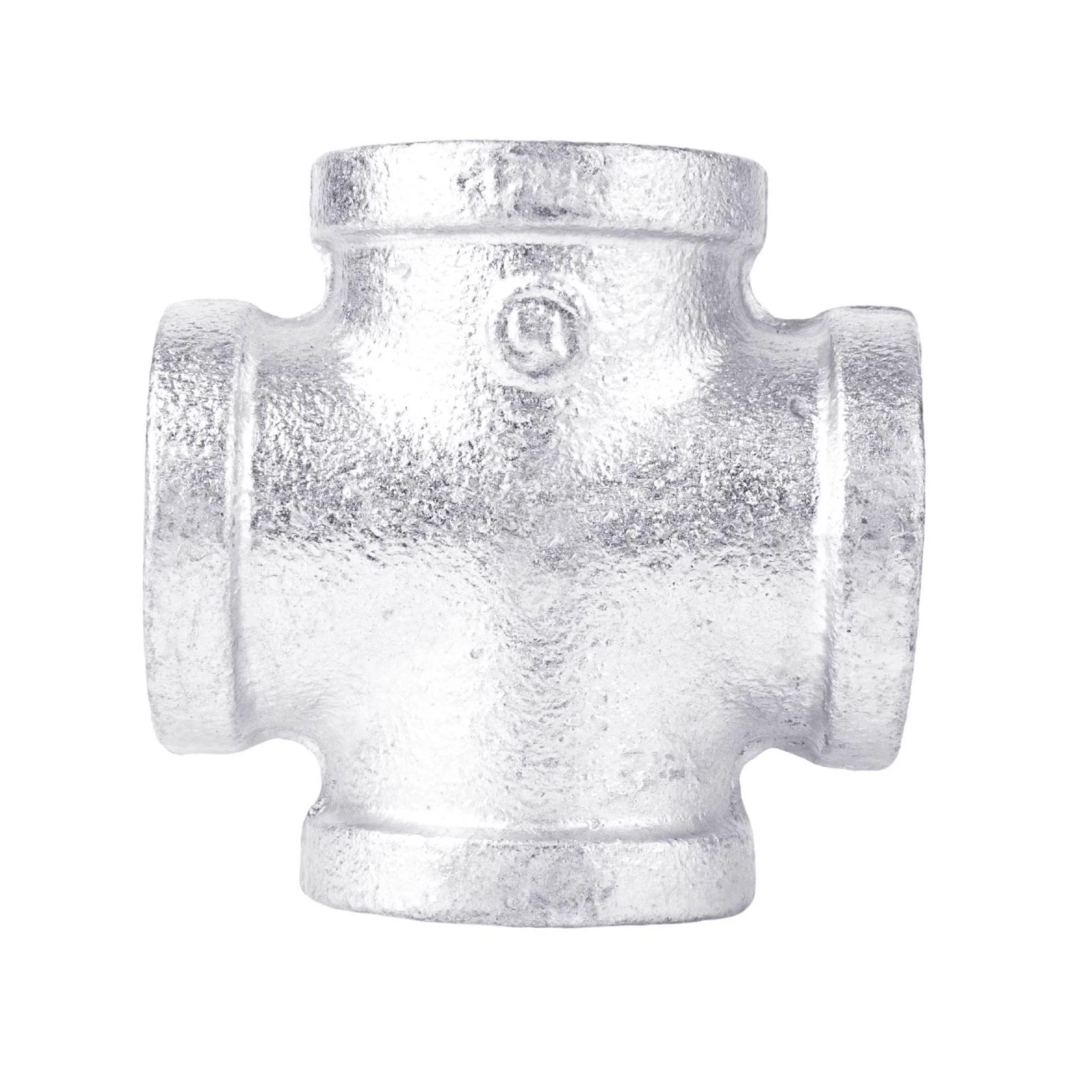 1 In. Fip Galvanized Malleable Iron Cross, 3 In. Length