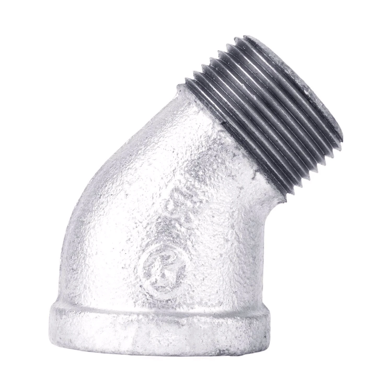 2 In. Fip X 2 In. D Mip Galvanized Malleable Iron 45 Degree Street Elbow