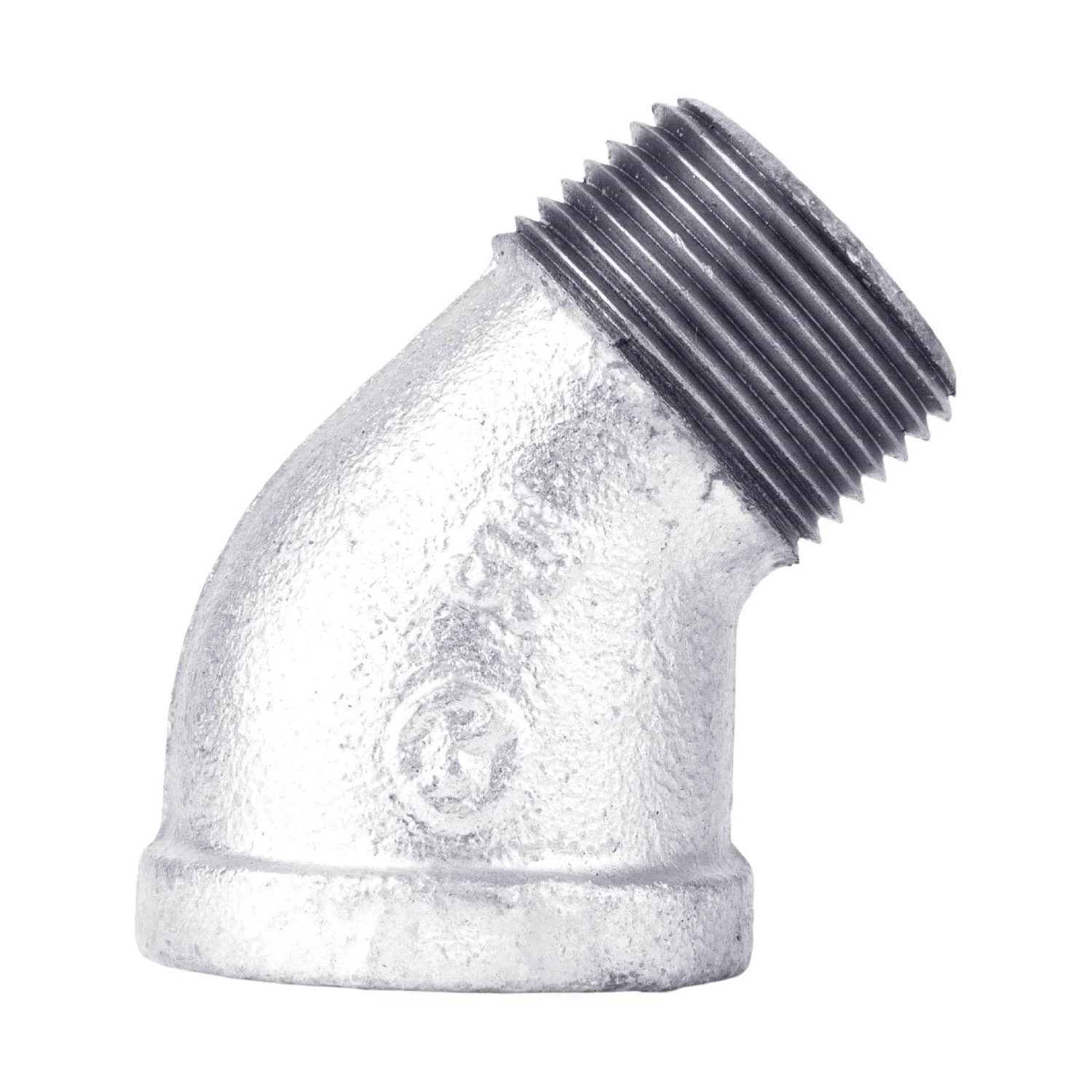 1-1/2 In. Fip X 1-1/2 In. D Mip Galvanized Malleable Iron 45 Degree Street Elbow