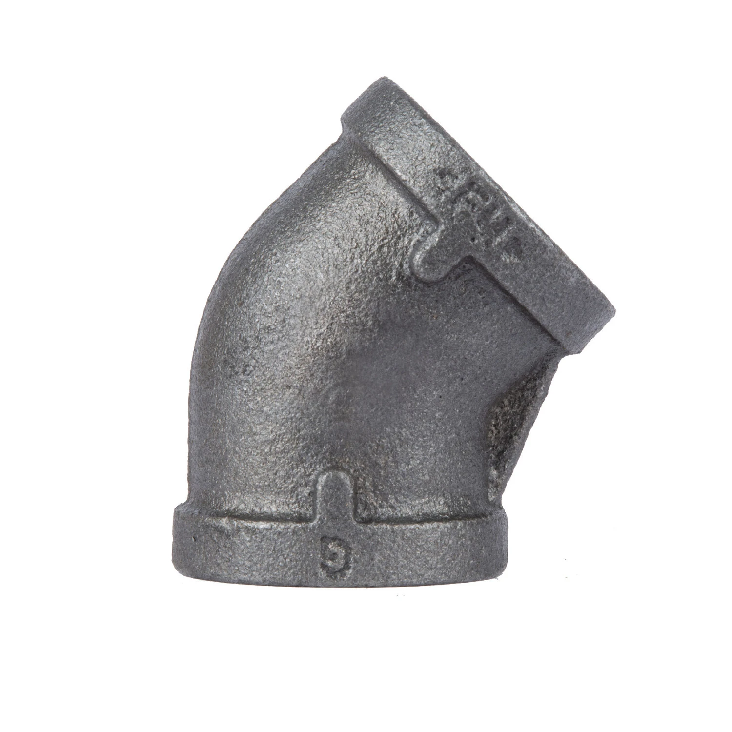1-1/4 In. Fip Black Malleable Iron 45 Degree Elbow - Model 310e45-114