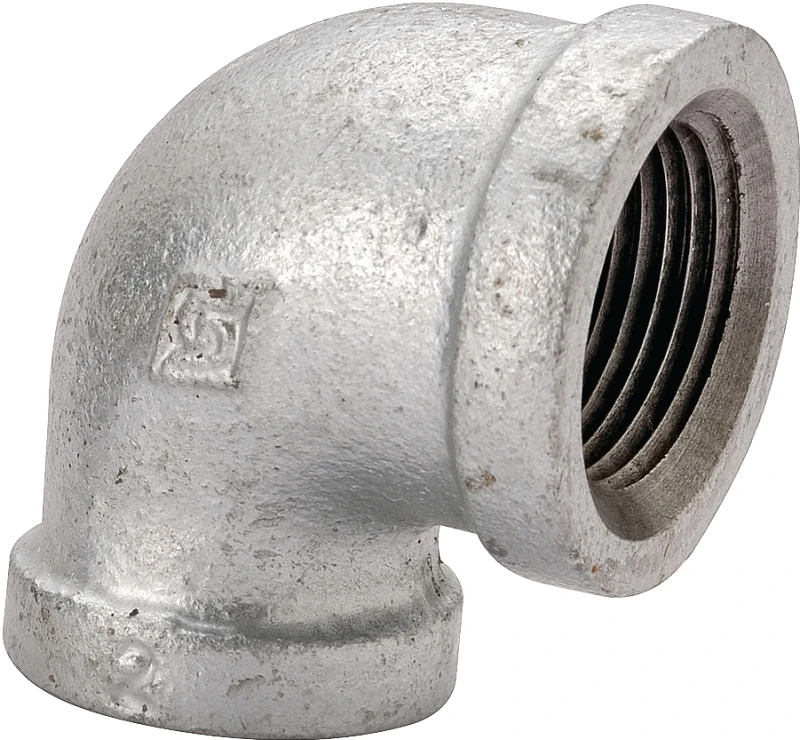1-1/4 Inch Galvanized 90 Degree Elbow - Model 2a-1-1/4g