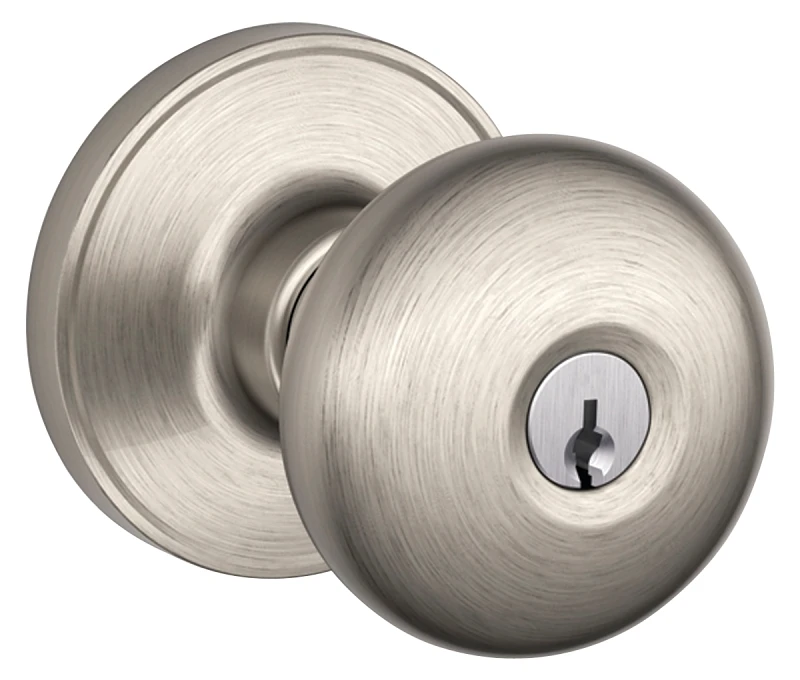 J54str619 Stratus Satin Nickel Keyed Entry Door Knob Set