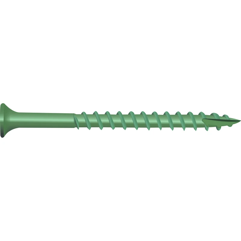 341159 Screw Bulge Head Star Drive - Green 2.5 In.