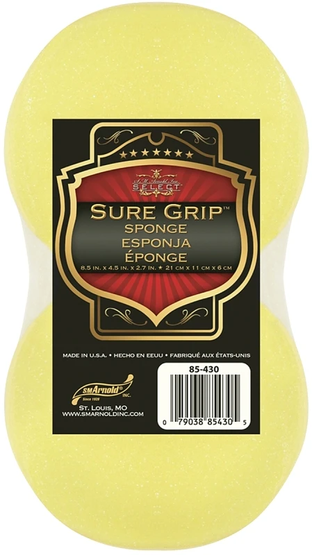 Sure Grip Sponge 85-430, 8-1/2 In L X 4-1/2 In W X 2.7 In Thick