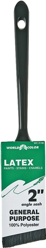 2 Inch Polyester Angled Sash Paint Brush Model Wc2148 For Precision Painting