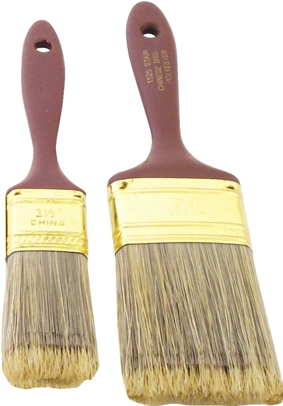 A1525 2-piece Polyester Stain Brush Set For Smooth Finishes