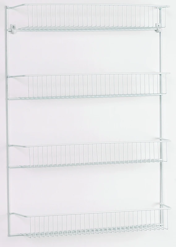 8033 4-tier Wall Rack, White Epoxy, 25-3/4 In H X 18-3/4 In W, Pack Of 6