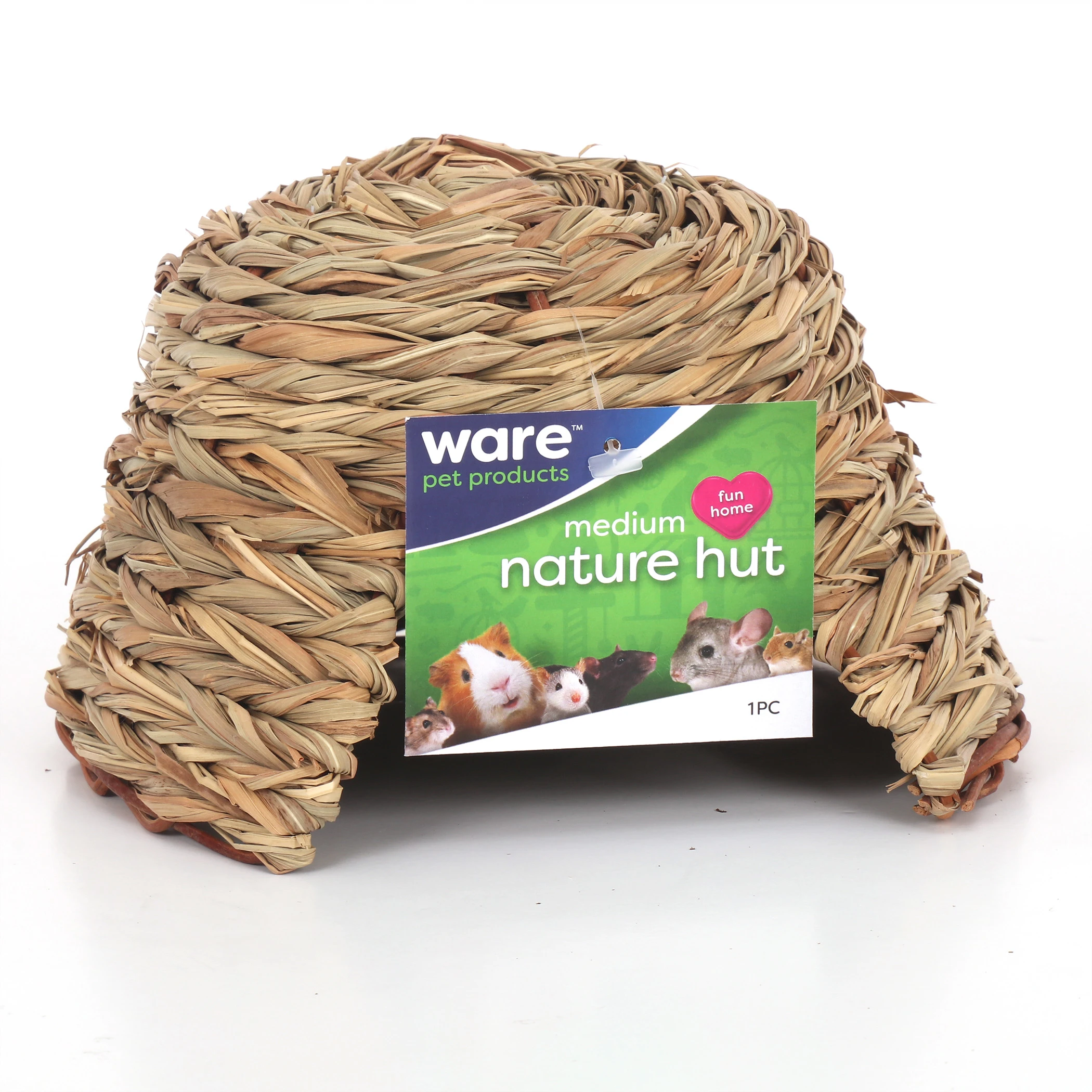 Nature Hut Chewable Hideout For Small Pets, Medium Size, Model 03842